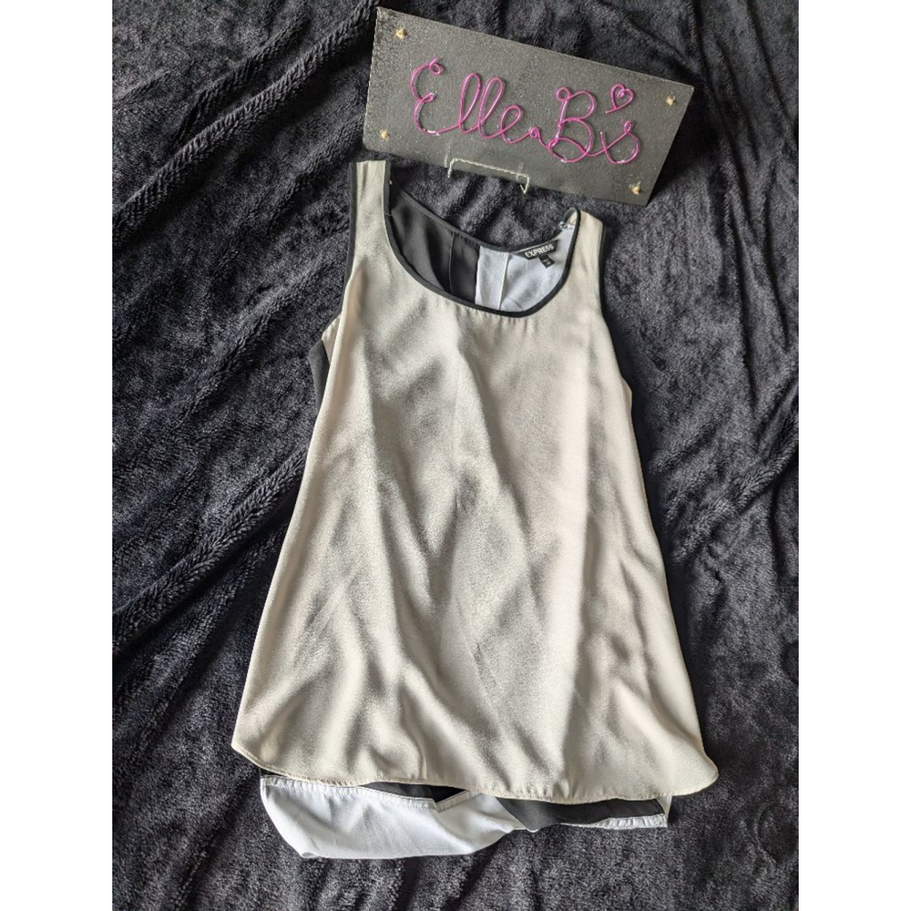 EUC Express Tan/Black/White Tank XS